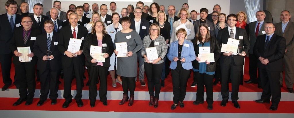 Das sind die Geehrten beim Deutschen Lehrerpreis 2015. Foto: Deutscher Lehrerpreis