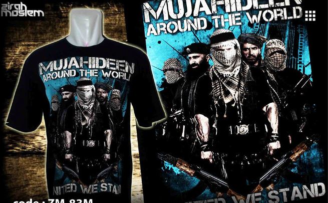 Merchandising zum Terror: Mit solchen T-Shirts sprechen Islamisten junge Menschen an. Screenshot