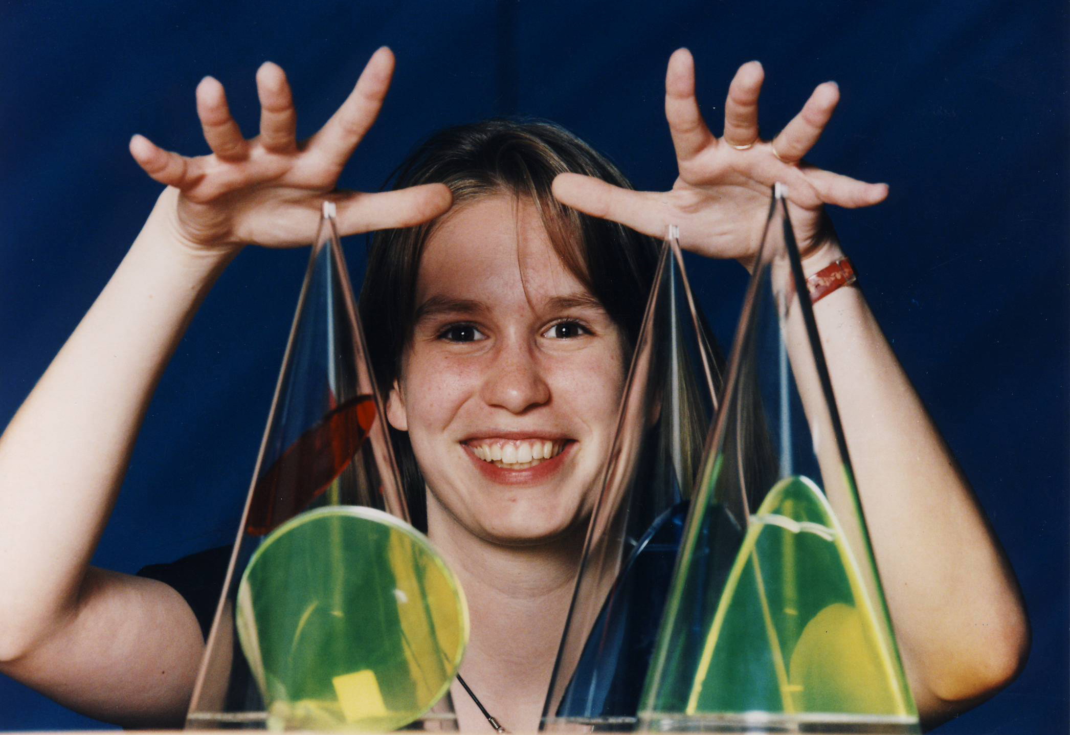 Rauer als "Jugend forscht"-Gewinnerin 1996. (Foto: Stiftung jugend forscht)