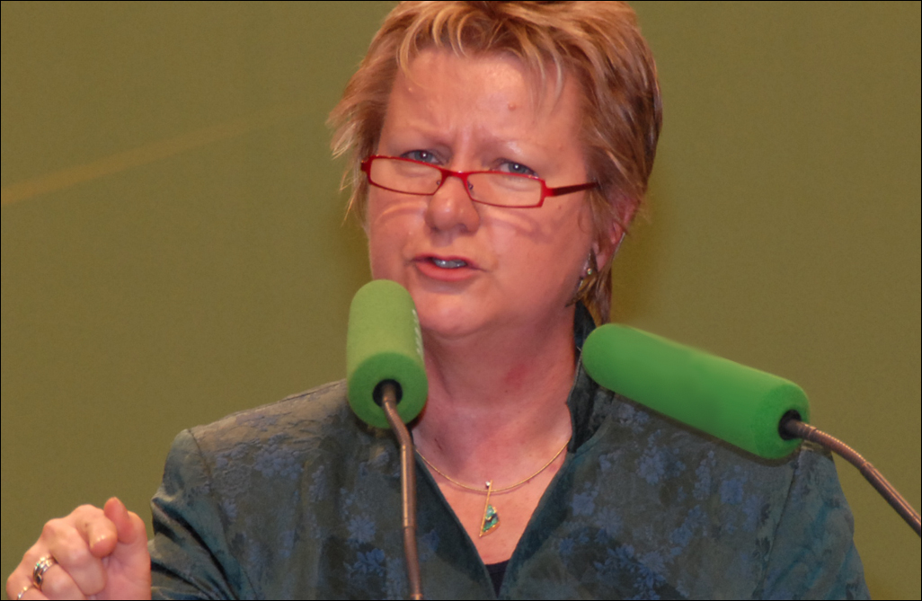 NRW-Schulministerin Sylvia Löhrmann steht unter Druck. Foto: Bündnis 90/Die Grünen Nordrhein-Westfalen / Wikimedia Commons (CC-BY-SA-2.0)