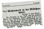Heute vor 100 Jahren: Der erste Amoklauf an einer deutschen Schule