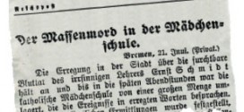 Heute vor 100 Jahren: Der erste Amoklauf an einer deutschen Schule