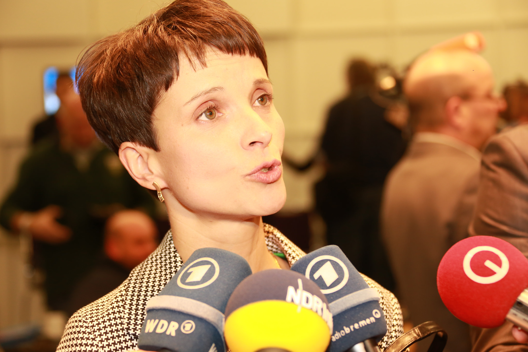 Wahlsiegerin: AfD-Chefin Frauke Petry freut sich über drei Landtagswahlen mit zweistelligen Ergebnissen für ihre Partei (Archivfoto). Foto: Metropolico.org / Flickr (CC BY-SA 2.0) 