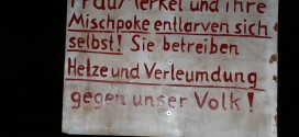 "Mischpoke": Schild eines Demonstranten auf einer Pegida-Veranstaltung am 5. Januar in Dresden. Foto: Metropolico / flickr (CC BY-SA 2.0)