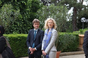 Die neue baden-württembergische Kultusministerin Gabriele Warminski-Leitheußer und ihr Staatssekretär Frank Mentrup. Foto: Grüne Baden-Württemberg / Wikimedia (CC-BY-SA-2.0)  