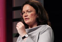 „Der Welpenschutz ist vorbei.“ SPD-Chefin Andrea Nahles will mehr Tempo bei der Digitalisierung der Schulen. Foto: Sandro Halank / Wikimedia Commons (CC-BY-SA 3.0)