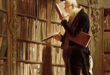 Deutschlands Hochschulen müssen sich neu erfinden um bei der Digitalisierung Schritt zu halten, meint die HAW-Präsidentin. (Bild: Carl Spitzweg „Der Bücherwurm“ via Wikimedia Commons (gemeinfrei)