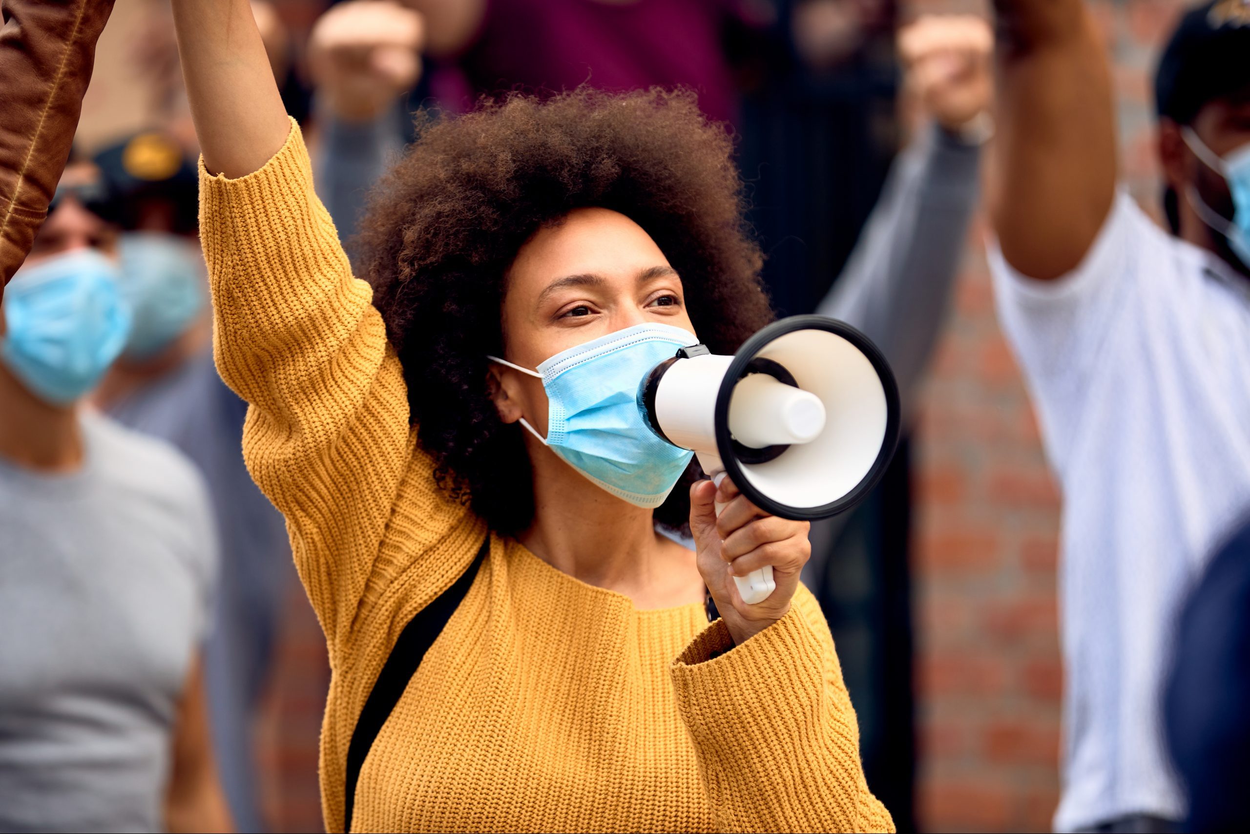 Demonstration, Demokratie, Black Lives Matter. Foto: Drazen Zigic/shutterstock