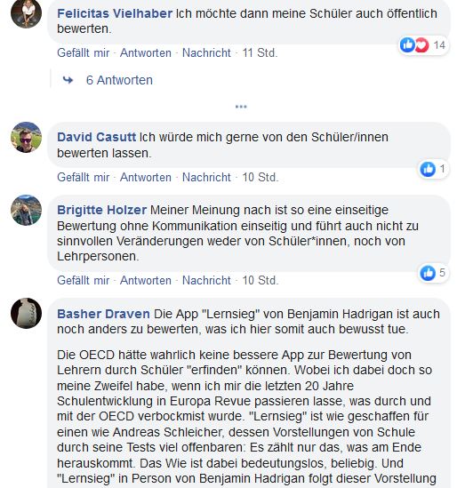 Grünes Licht vom Datenschutz Schüler dürfen Lehrer öffentlich bewerten, auch anonym „Lernsieg Grünes Licht vom Datenschutz Schüler dürfen Lehrer öffentlich bewerten, auch anonym „Lernsieg