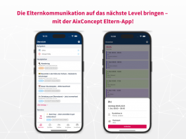 Digitale Elternkommunikation, die Schulen entlastet – mit der neuen AixConcept Eltern-App