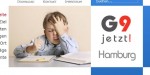 Homepage der Initiative «G9-Jetzt-HH», Screenshot.