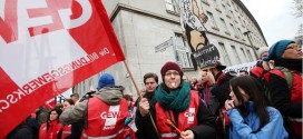 Vorerst ist Schluss mit den Lehrerstreiks in Berlin - wie diesem hier im Januar. Foto: GEW
