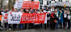 Berliner Grundschullehrkräfte protestieren demonstrieren für eine Höhergruppierung. Foto: GEW Berlin