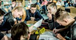 Obwohl nur 17 Prozent der in die 5. Klasse aufgenommenen Schüler eine Gymnasialempfehlunghatten, schafften 60 Prozent den Sprung in die Oberstufe. Schüler der Gesamtschule Barmen. Foto: Deutscher Schulpreis