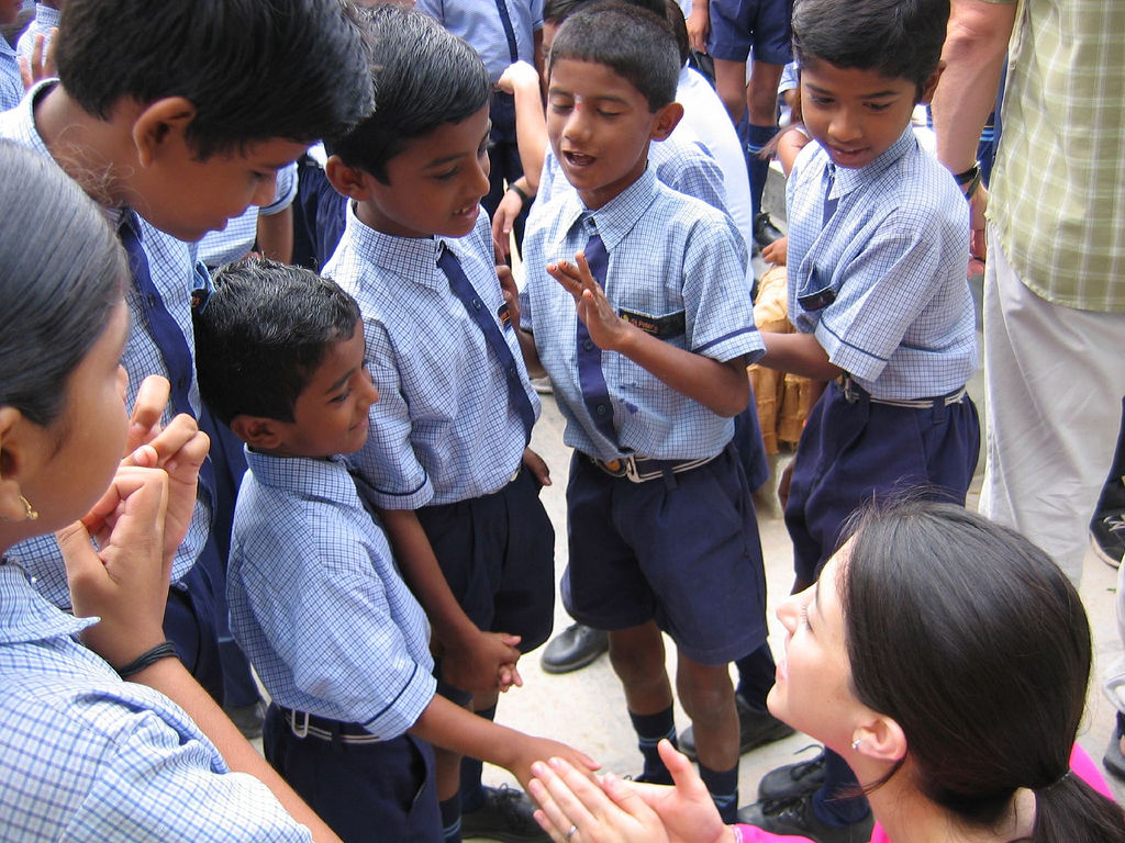 Das Interesse indischer Schüler an der Fremdsprache Deutsch war groß. Foto: melgupta / flickr (CC BY-SA 2.0)