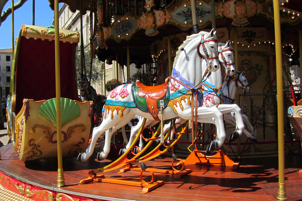 Karusellpferde