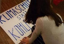 Hunderte von Schülern bundesweit “streiken” für eine bessere Klimapolitik Die Schüler bereiteten sich auf die Aktionen vor. Foto: Fridays for future Deutschland