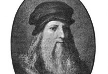 Universalgenie: Leonardo da Vinci, Porträt aus dem 19. Jahrhundert auf der Basis eines Selbstporträts. Foto: Wikimedia Commons