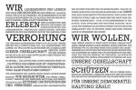 Das "Manifest gegen die Verrohung der Sprache". Illu: BLLV