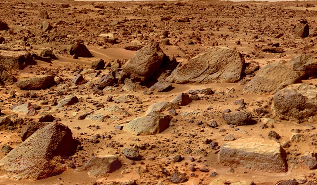 Unter ähnlich unwirtlichen Bedingungen wie auf dem Mars (Foto) lebten die Probanden für ein Jahr am dem Mauna Loa, die Erkenntnisse für die Raumfahrt sind immens. Foto: NASA/JPL / Wikimedia Commons (gemeinfrei)