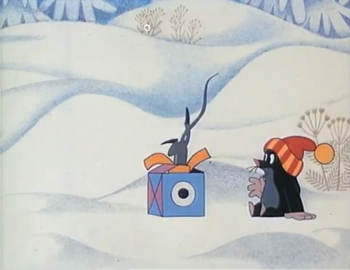 Der kleine Maulwurf und das Weihnachtsfest (Bild: Eigener Screenshot von http://www.youtube.com/watch?v=e0rIYsc4LLs&feature=)