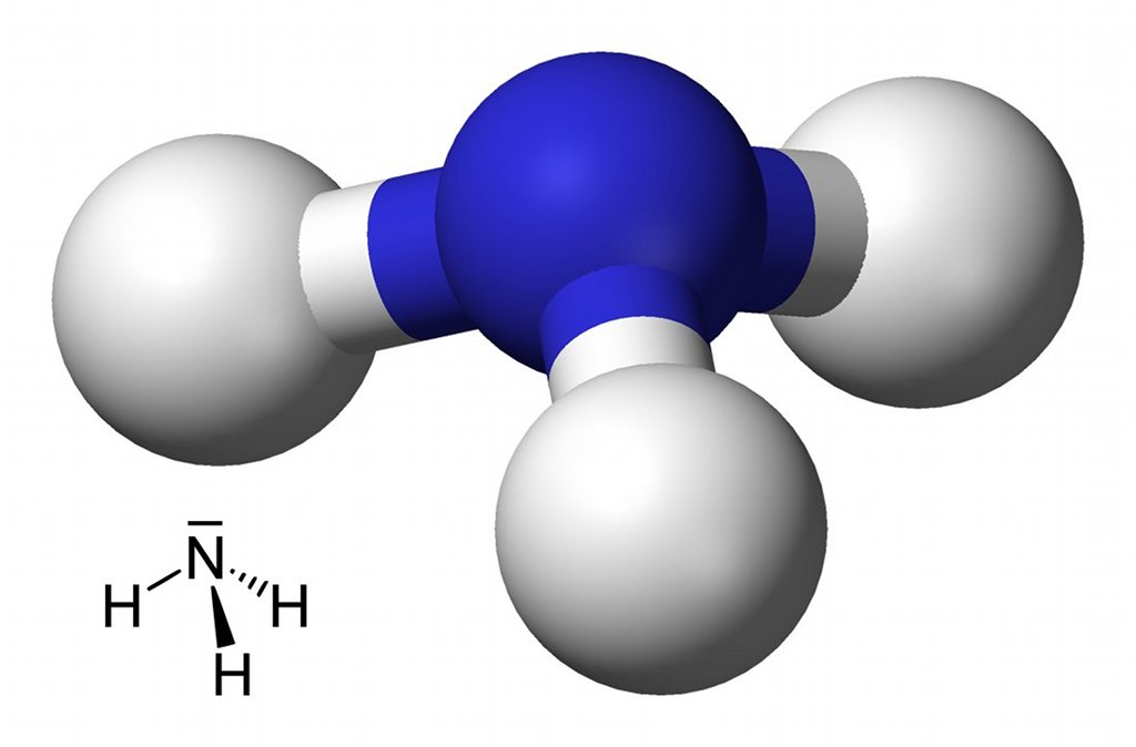 Was kann weg? Oft ist diese Frage freilich komplizierter als im Fall der Darstellung von (ammoniak-) Molekülen. Bild: Benjah-bmm27 / Yikrazuul / Wikimedia Commons