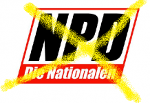 "Stoppt Nazis" hatte der GEW-Funktionär auf die Straße gesprüht. Illustration: News4teachers / Wikimedia Commons