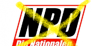 "Stoppt Nazis" hatte der GEW-Funktionär auf die Straße gesprüht. Illustration: News4teachers / Wikimedia Commons