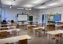 Wie ein Klassenraum mit gutem Corona-Schutz für Schüler und Lehrer aussieht