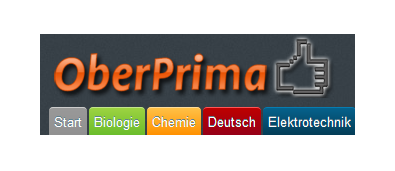Screenshot "www.oberprima.de"