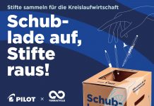 Stifte sammeln für die Kreislaufwirtschaft – und gewinnen!