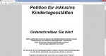 Die GEW Bayern will zusammen mit seinen Bündnispartnern die Inklusion in den Kindertagesstätten des Freistaats verbessern. Screenshot von www.gew-bayern.de