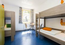 Zimmer in der Jugendherberge Ratingen. Foto: DJH Rheinland
