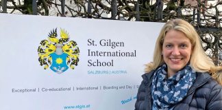 Martina Mötz (44) kehrt nach 18 Auslandsjahren nach Österreich zurück und übernimmt die Leitung der St. Gilgen International School. Foto: St. Gilgen International School