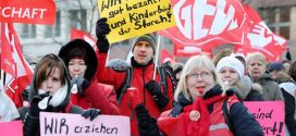 In der vergangenen Woche streikten in Berlin bereits Erzieher und Sozialpädagogen im Rahmen der Tarifrunde des öffentlichen Dienstes der Länder. Foto: GEW Berlin