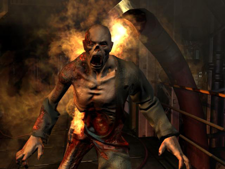 Abstumpfend? Screenshot aus dem Computerspiel "doom 3".