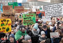 Fridays-for-futre-Demonstration am 25. Januar in Berlin. Am Freitagmorgen waren rund 300000 zumeist jugendliche Demonstranten auf die Straße gegangen.