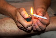 Vorbereitung eines Joints