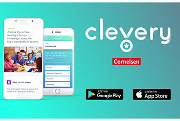 Abitur ohne Stress und Panik: Abi-App „Cornelsen Clevery“ für Englisch und Mathematik erschienen