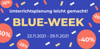Aktionswoche: Jetzt Lernhefte für die Unterrichtsplanung bis zu 40 % reduziert!