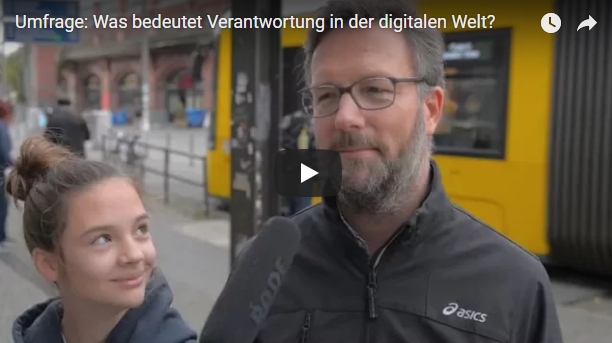 Videoumfrage: Was bedeutet Verantwortung im Netz?